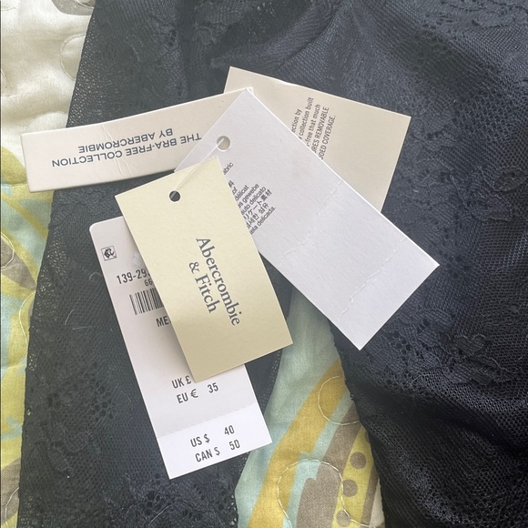 Abercrombie & Fitch Black Lace Off-Shoulder Top - Picture 4 of 4